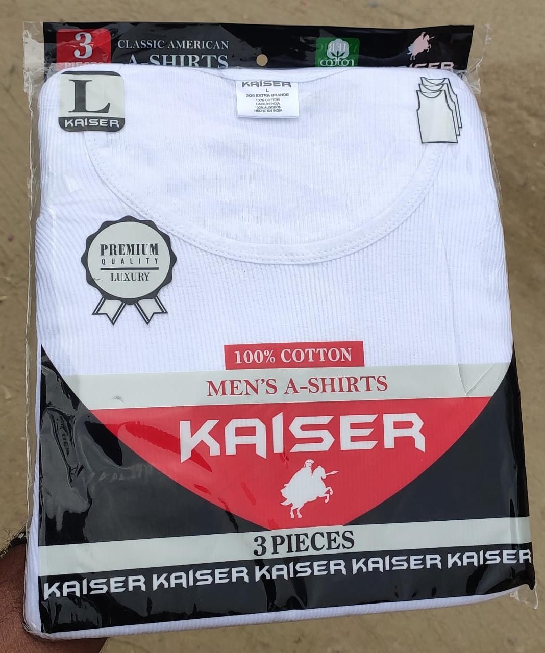 48612 - Kaiser Branded Mens A T shirts 3 Pcs pack India